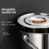 Stainless steel food grade storage and sealing tank - suitable for multifunctional storage of oil, milk, and tea
