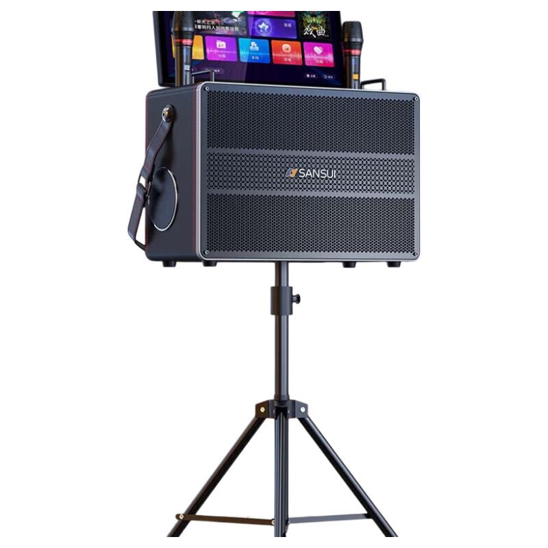 SANSUI C18 Portable Karaoke System with Display (CN version)