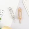 2Pcs Punk Personalized Punk Minimalist Girl Hairpin Hair Accessories Snap-On Side Clips Bangs Clips
