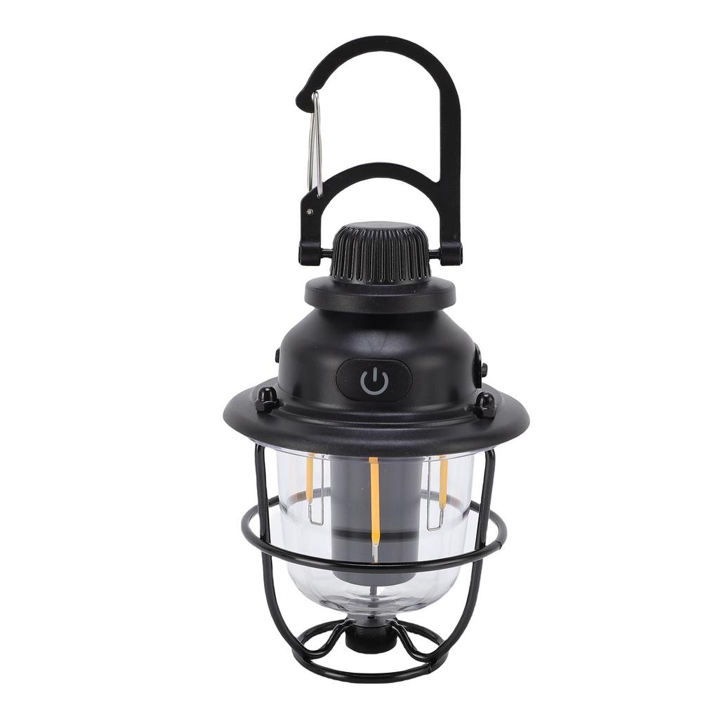 LED Camping Lantern 3LED 9SMD IPX3 Rainproof Battery Powered Camping Light Retro Hanging Tent Light