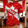 Men's Canadian Football Graphic Short Sleeve T-Shirt for Fan Celebration Breathable Cotton Neck