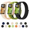 Nylon Loop Hook‑and‑Loop Fastener Adjustable Replacement Watch Band Strap For Huawei Band 11 Pro / 11