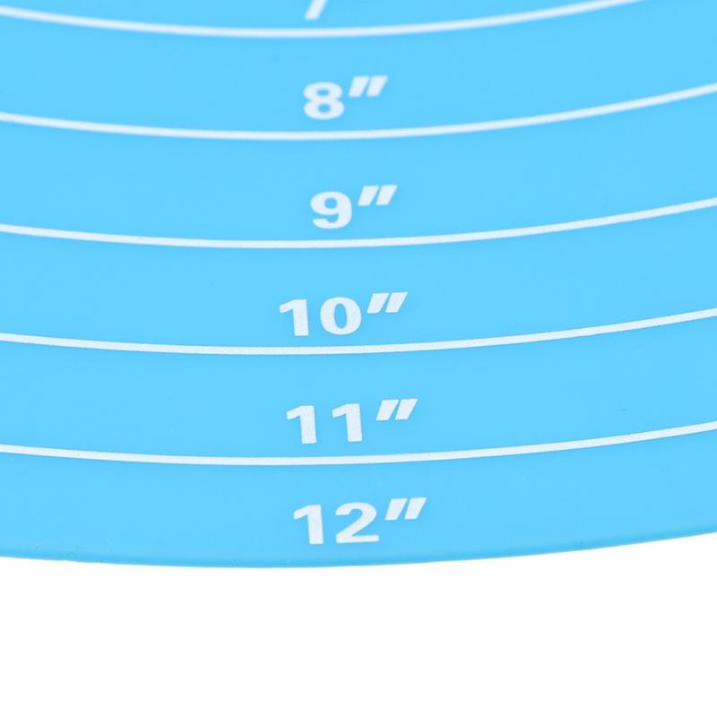 Kitchen Supplies Silicone Round  Cake Enamel Table Mat Baking Tool