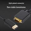 1.8m DP To VGA Converter Cable for PC, TV, Monitor, or Projector