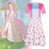 Toy Story Bo Peep Růžové Šaty Pro Halloween Cosplay Kostým