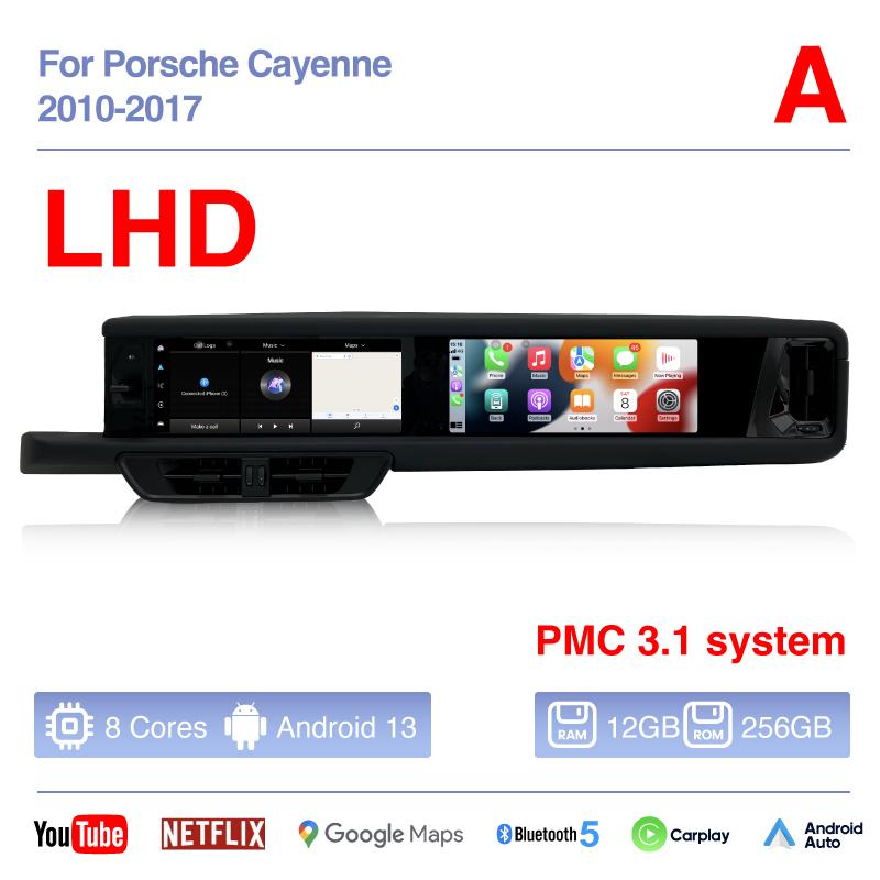 12.3Inch For Porsche Cayenne 2011-2017 GPS Navigation Car Multimedia Player Radio Android13 12+256G CarPlay 4G 360Camera 7870SC