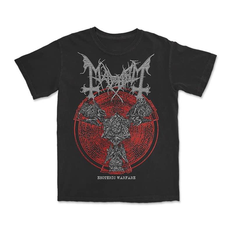 ZX Mayhem Norwegian Band Metal Rock Punk Casual Tshirt Mens and Womens Luxury Band Brand Top