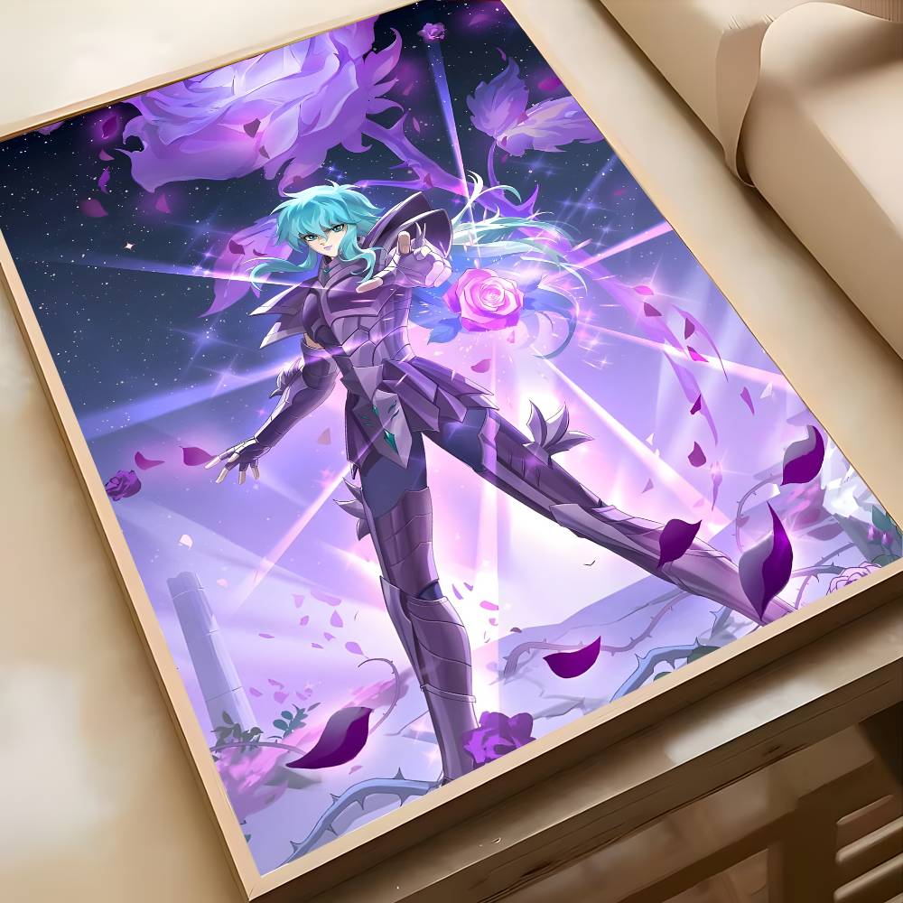 Saint Seiya Poster High-definition Art Sticker Self Adhesive Waterproof Home Decoration