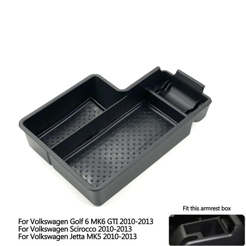 Car Accessories Armrest Storage Box For Volkswagen Golf 7 MK7 Golf 6 MK6 Scirocco Touran PASSAT Teramont Tiguan Touareg Sharan