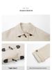 Women's Retro Toggle Wool Coat: Mid-Length Korean Preppy Style, Thickened for Autumn & Winter 2023