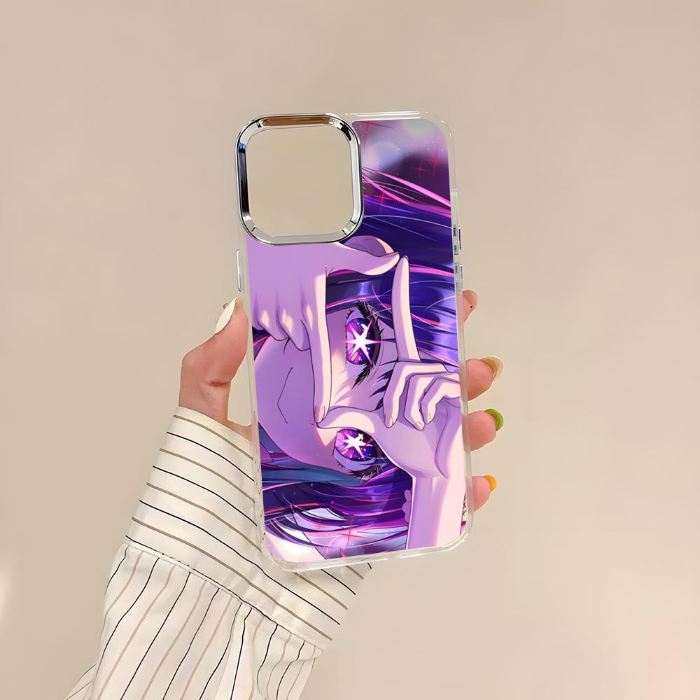 KAWAII Hoshino Phone Case For IPhone 17 Air 16 15 14 13 12 11 Pro Pro Max Plus Transparent Soft Cover