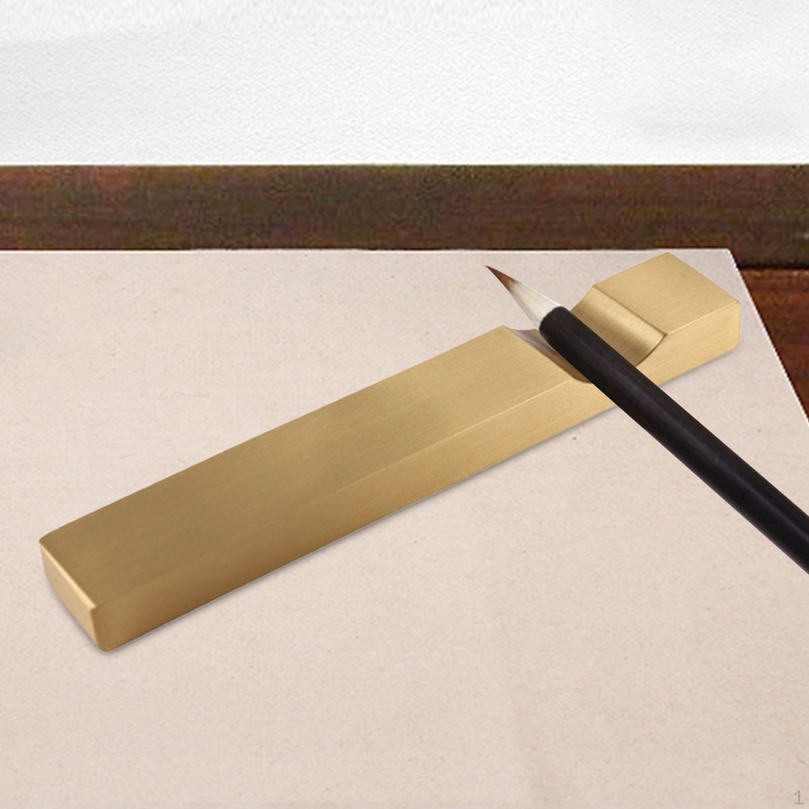 

Инструмент для практики каллиграфии с медным пресс-папье для письма и рисования 12cmx2cmx1cm