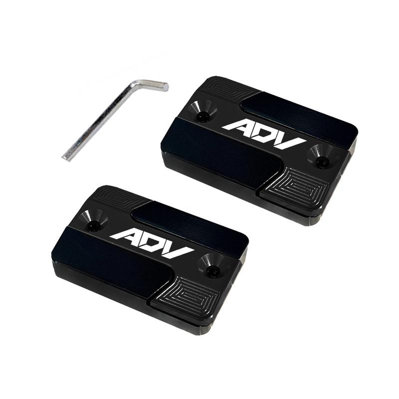 ADV Motorcycle Accessories CNC Aluminum Front Brake Reservoir Fluid Tank Oil Cup Cover For HONDA ADV350 ADV150 ADV160 350 adv