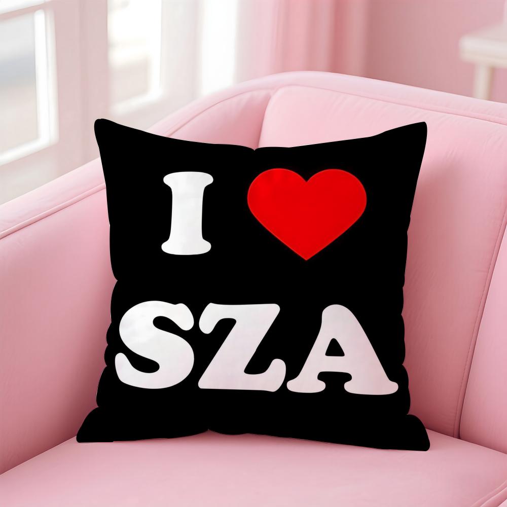 

Hot Cool RB Singer SSSZA Cushion Cover Pillowcase Short Plush Invisible zipper Room Sofa Cushion Cover 30X30cm