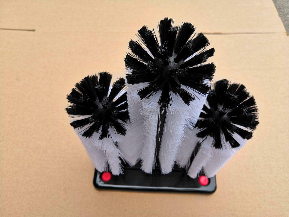 Multi-Functional Detachable Cup Brush with Soft Bristles for Cleaning Glasses and Thermos
