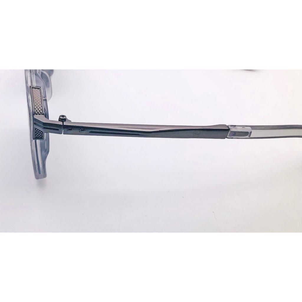 RSINC Unisex Designer Sunglasses UV Protection Square Transprent Grey KH-2301 B0DKTMCF9R