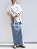 Ships for Women Variation Logo Embroidered Print Tee 312312867 White One Size Web-Exclusive Hand-Washable