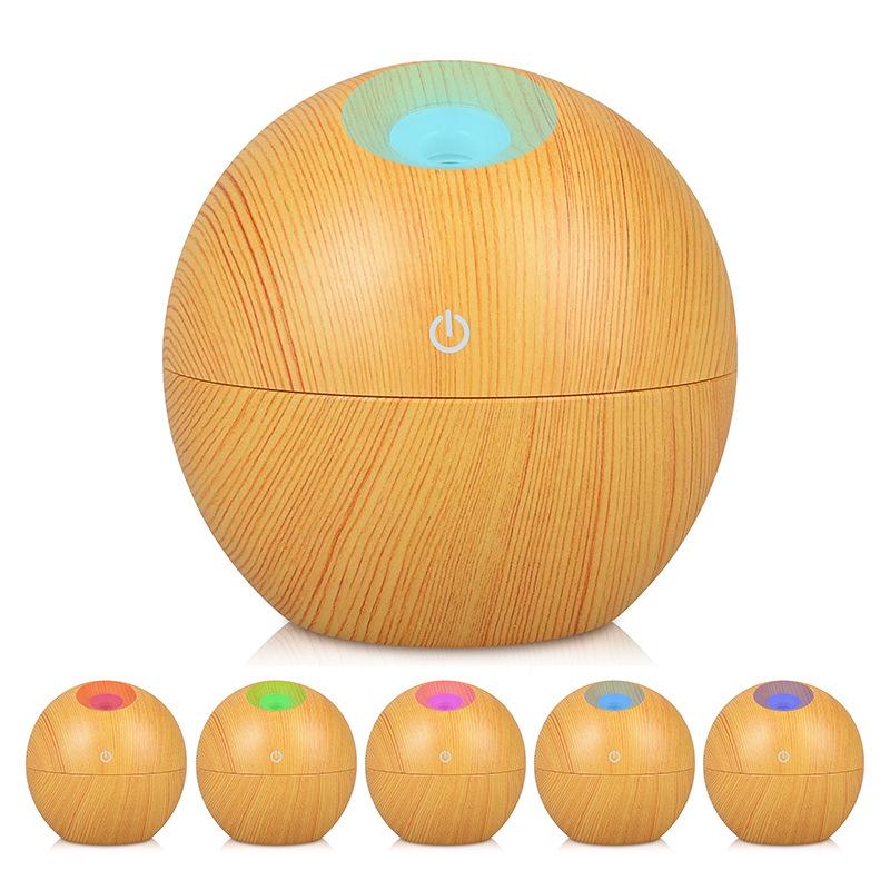 Wood Grain USB Mini Air Humidifier & Aroma Diffuser for Home USB