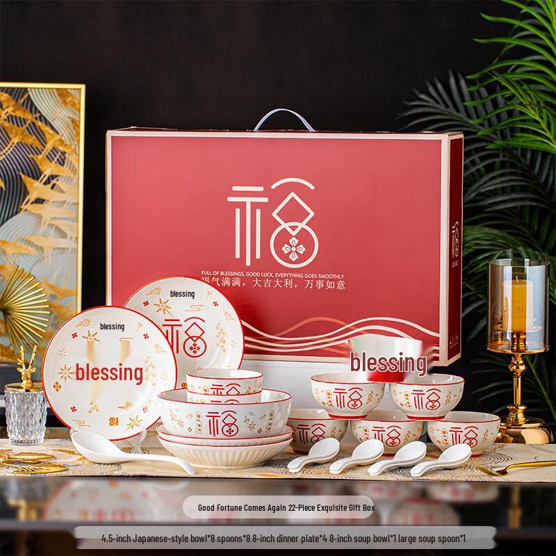 European Bone China Dinnerware Gift Set