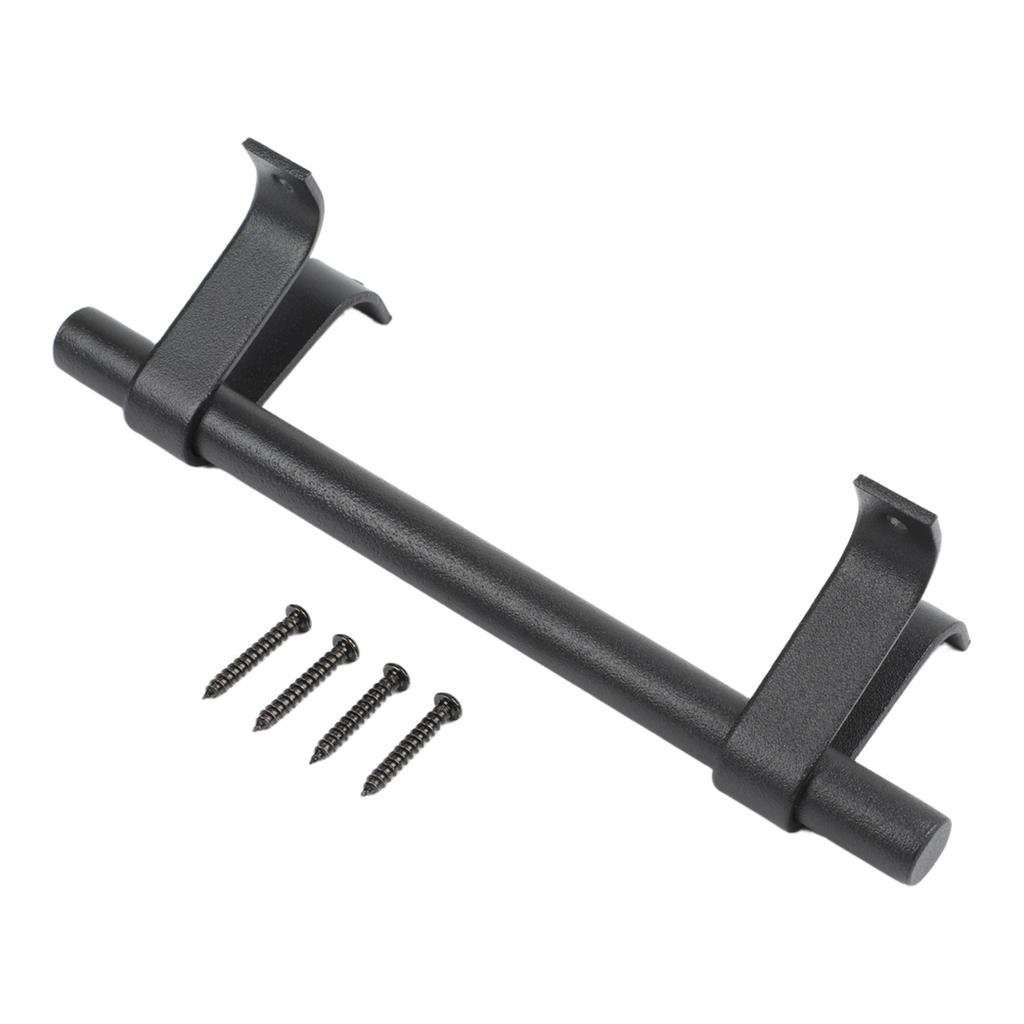 Scheunen Türgriff Griff Zuverlässiger Ersatzknöpfe Ziehgriff Sicherheit Schiebetürbeschläge Haus 19,5 cm Scheune Schwarz