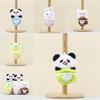 Shaped Animal Plush Keychain Soft Teacup Design Durable Stuffed Toy Gift For