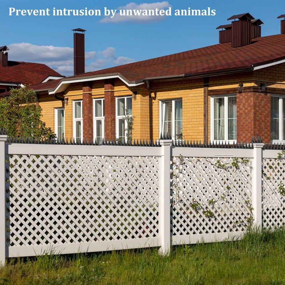 8/12pcs Waterproof Anti Bird Spike Strip Long Lasting Bird Defender Spikes Garden Fence