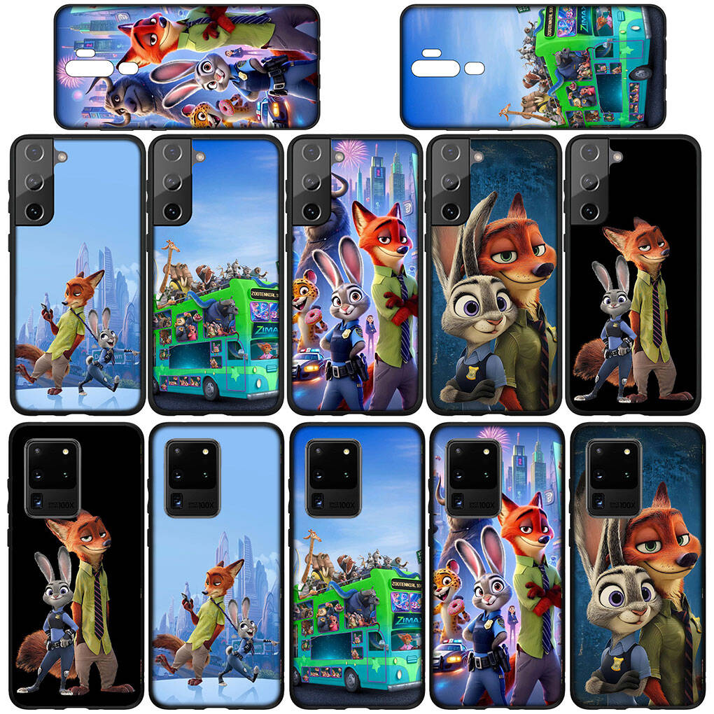 For Samsung Galaxy S25 S24 S23 iPhone 17 16 15 Xiaomi Redmi Note 14 13 12 11 Plus Pro Max XR Phone Case Zootopias 2 Judy Nick Garys OPPO Huawei Cover