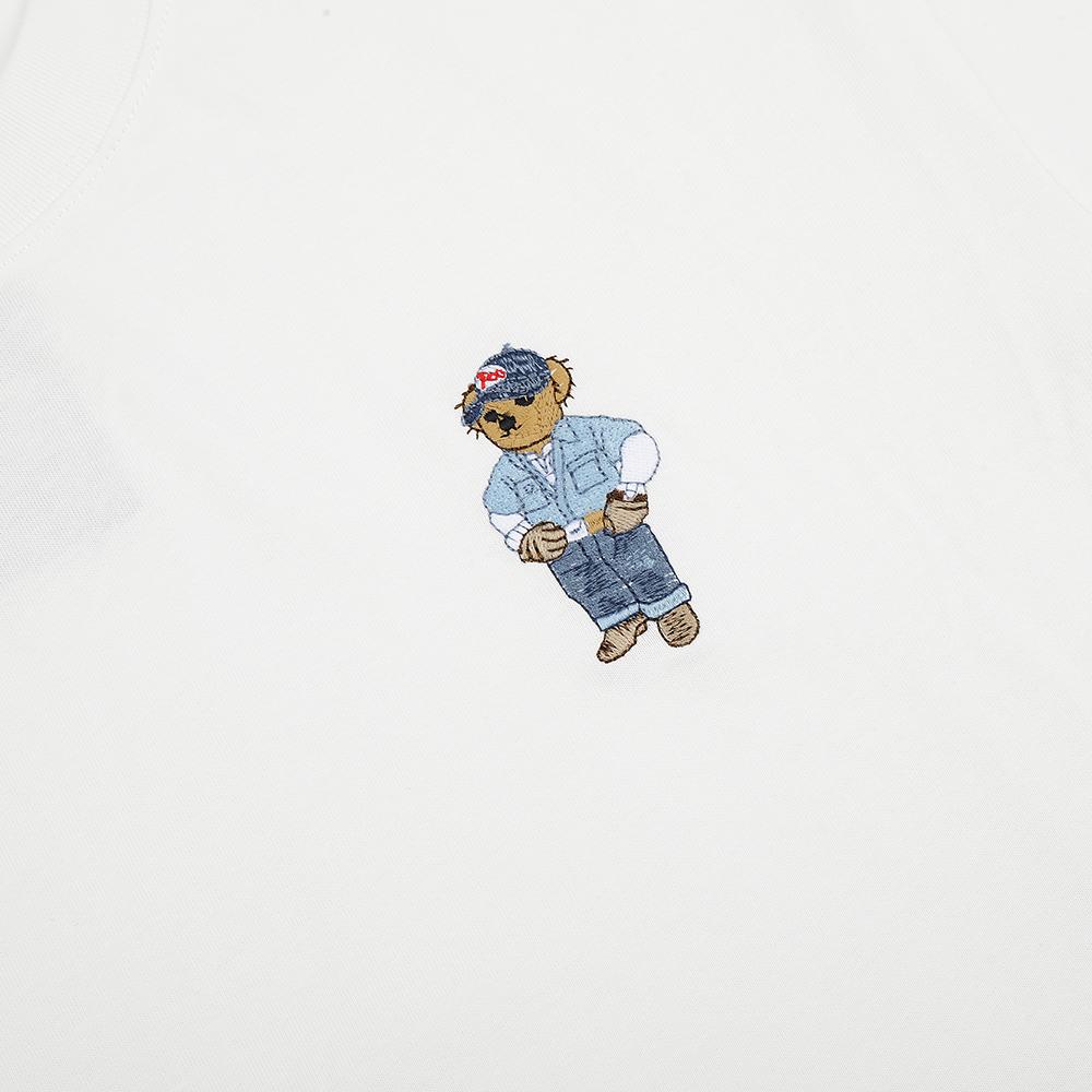 Ralph Lauren Summer Men's and Women's 100% Cotton Polo Bear T-Shirt Embroidered Logo Casual Short Sleeve Tee