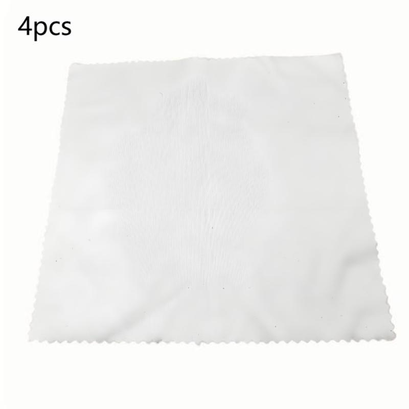 Polishing Cleaning Cloths 4 Pack Accessory Cleaning Cloths Guitar Polishing Microfiber Wax Removal Cloths