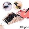 100PCS Disposable Eye Shadow Sponge Applicators Double-headed Eyeshadow Stick  Beauty Makeup Tool
