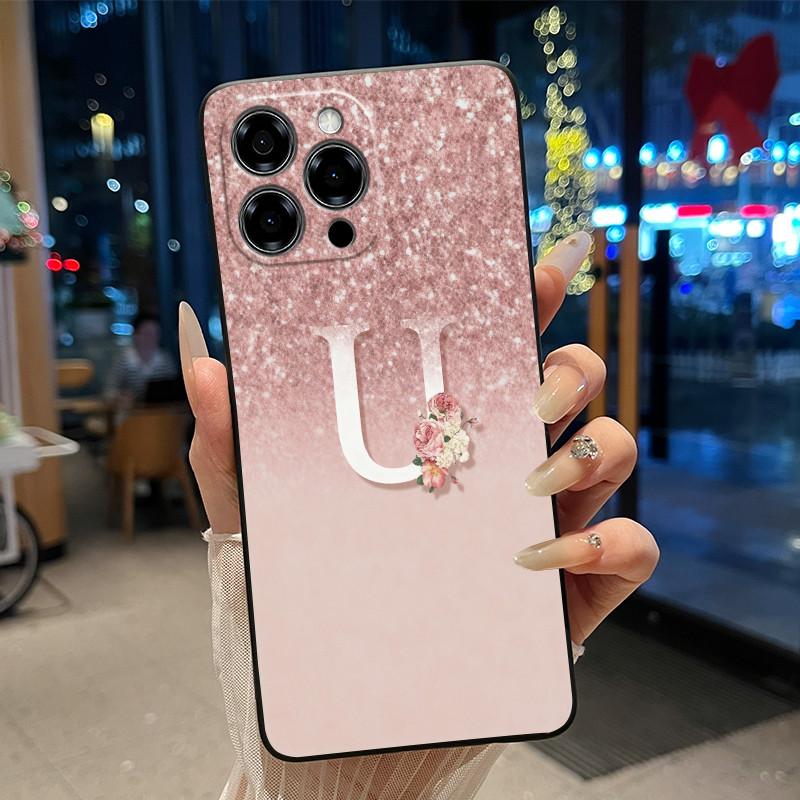 

Anti-scratch Couple Case For Doogee Note 58 58 Pro Casing Bright Color and Attractive Letter Pattern Soft Silicone Black Cover Doogee Note 58