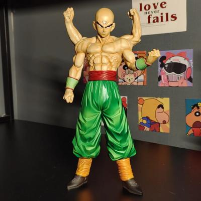 30cm Anime Drogan Boll Z Tien Shinhan Figure Action Figures Gk Statue Collection Model Toys For Children Christmas Gifts