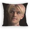 Rapper LLil Peep Hellboy Pillow Case Antidustmite Pillowcase Invisible zipper silky short plush Sofa cushion cover