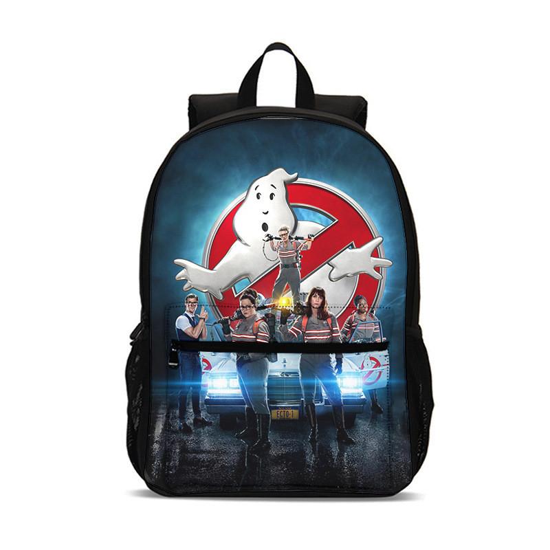 Ghost Busters Bookbag For Students With Nylon Material And Large Capacity For Daily Use 16