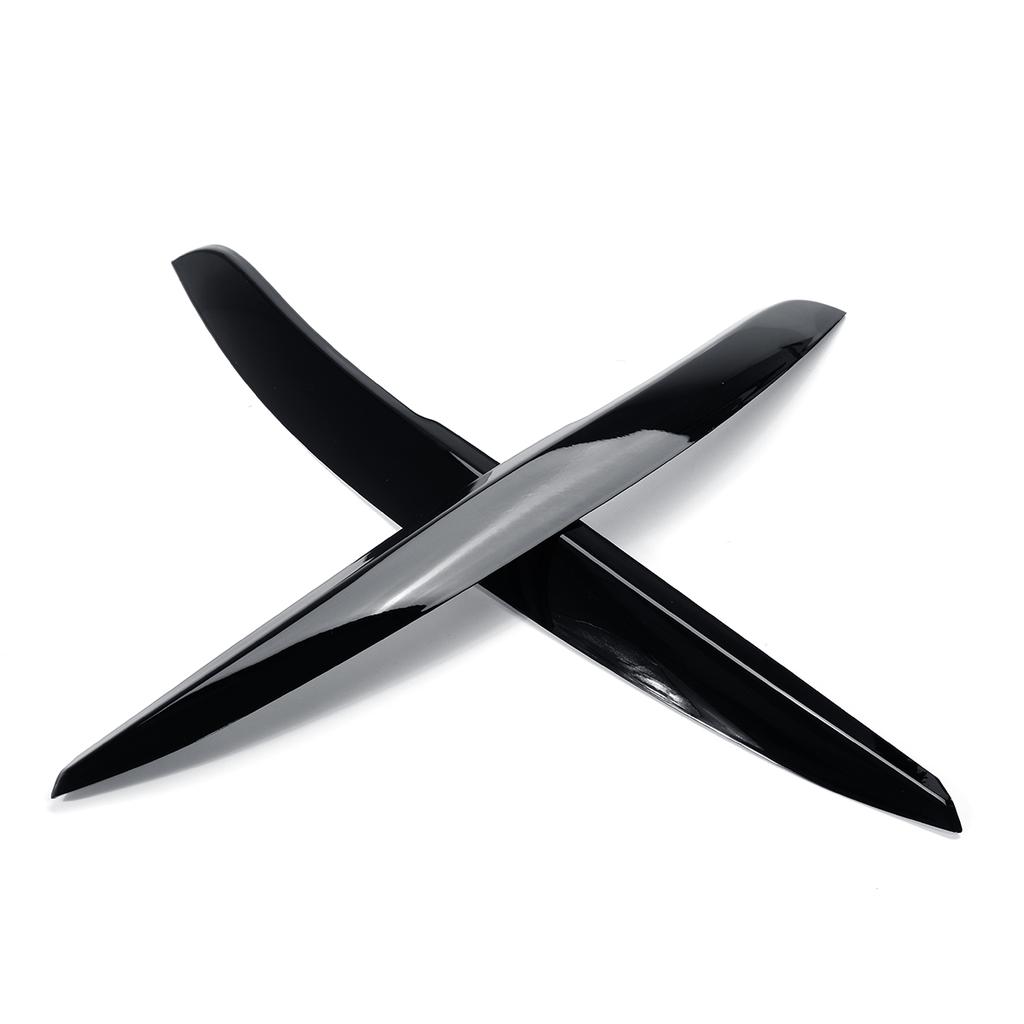 Auto Frontscheinwerfer Augenbrauen Lider Zieraufkleber Abdeckung Für VW Polo Mk5 6R 2010 2011 2012 2013 2014 2015-2017 Scheinwerfer Augenbraue