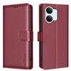 Wallet Case for Poco X8 Pro Max 5G - Leather/PU, Red