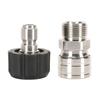 Pressure Washer Connector Quick Coupling for Water Hoses Quick Adapter Set for Pressure Washer M22 3/8inch Quick Connect