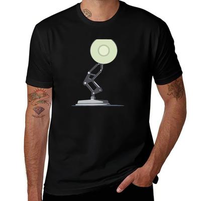 Lampe T-Shirt Mann T-Shirt Grafik T-Shirts Baumwolle 100% T-Shirt