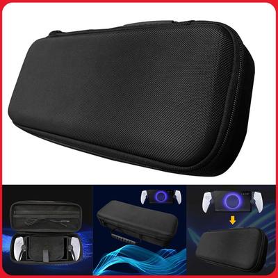 EVA Hard Carrying Case Shockproof Hardshell Case Anti-drop Portable Protective Bag with Mesh Pocket for PS5 Portal Console