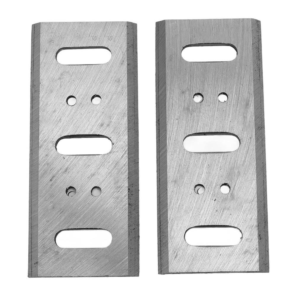 2pcs High Speed Steel Planer Blades Alloy Material Double Edged Planer Blade  Woodworking Use