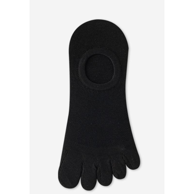 Summer Sweat-absorbing Mesh Five-finger Socks, Anti-pilling Split Toe Socks, Boneless Socks, Boat Socks, Men's Short Socks