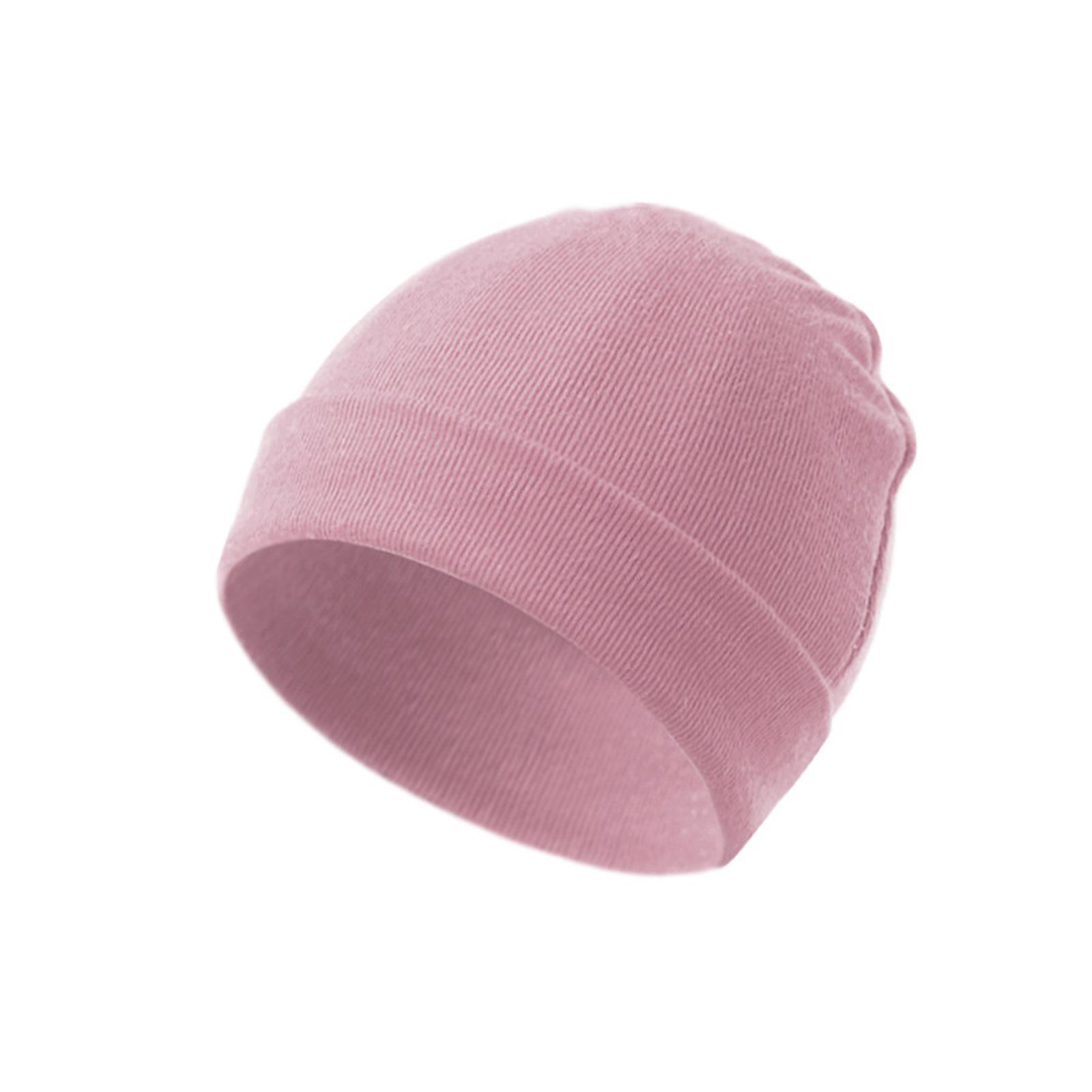 

Детская шапочка конфетного цвета, мягкая и удобная, для новорожденных, модный чепчик, дышащий головной убор для детей от 0 до 12 месяцев 11