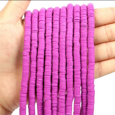 700Pcs/lot 6mm Flat Round Polymer Clay Beads Handmade Heishi Loose Spacer Beads for Jewelry Making DIY Bracelet Necklace Supplie