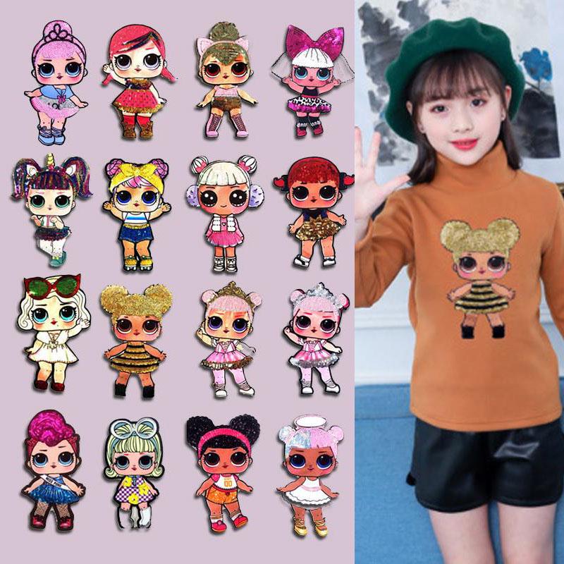 

DIY Кукла Девушка Форма Appliqued бисерs sew Аксессуары Одежда Блессы1 украшение 1PC