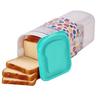 Plastic Bread Storage Container With Sealing Lid For Freshness Preservation Kitchen Organizer