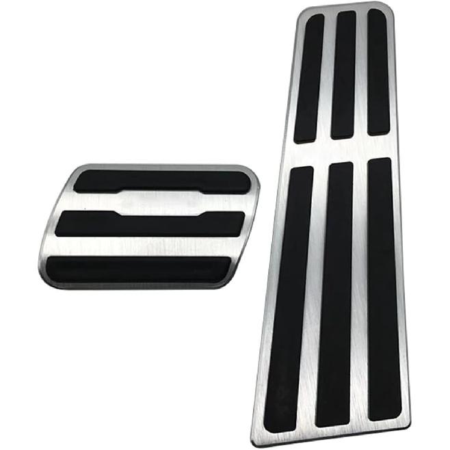 

Car Pedals for 718 911 for Panamera Taycan Fit for Boxster Cayman 987 981 Car Fuel Accelerator Brake Pedals Cover Non-Slip Pad Accessories, at 2pcs 1 Set