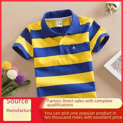 Baumwoll-Poloshirt für Jungen – kurzärmliges Sommer-T-Shirt für Kinder von 3–9 Jahren
