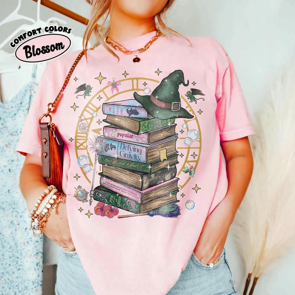 Vintage Wicked Changed for Good Book Comfort Bookish Shirt Wicked Musical Tshirt for Fans Dark Acedemia Unisex Shirt Streetwear S