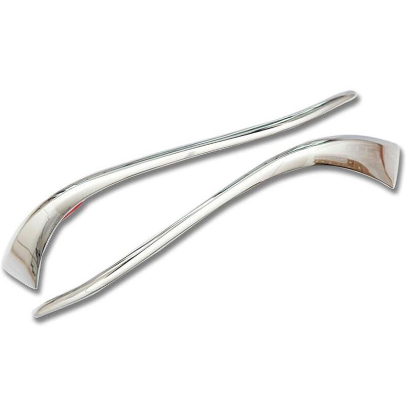 2PCS Chrome Car Exterior Side Door Rearview Side Door Mirror Stripe Cover Trim 2pcs For 2013-2017  TOYOTA RAV4 RAV 4