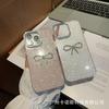 Point Diamond Frame Bow Apple 13 Mobile Phone Case 17promax Suitable Ins Female iPhone15Pro New 14